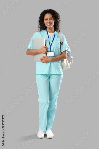 Female African-American med...
