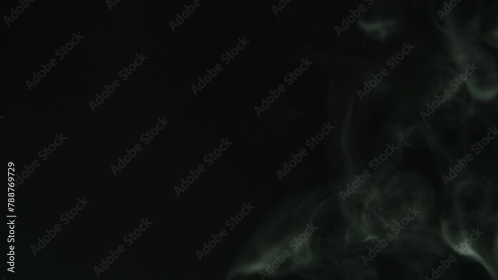 Smoke on black background. Smoking, steam clouds of vapour close-up. Burning, fog Smoke on black background. Smoking, steam clouds of vapour close-up. Burning, fog