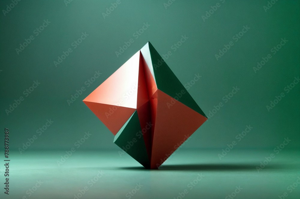 red and green paper boat red and green paper boat