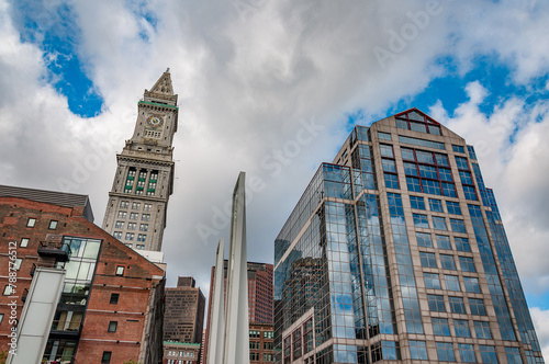 Modern and Historic Architecture in Boston Massachusetts USA