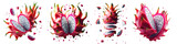  dragon fruit isolated png