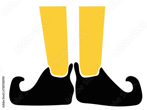 buddy elf in men is a simple clip art vector illustration
