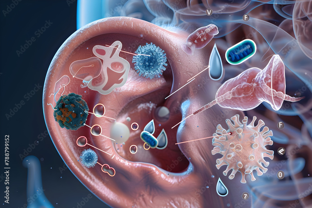 Foto de Visual Guide to Causes of Otitis Externa (Swimmer's Ear) do ...