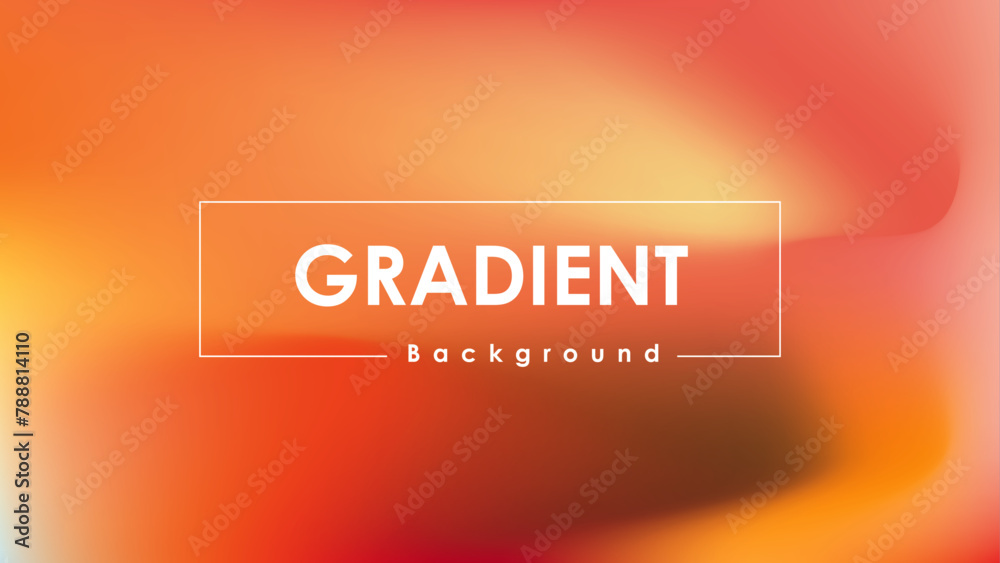 Soft Orange Abstract Gradient Background. Gold color blend gradient background. vibrant fluid liquid.