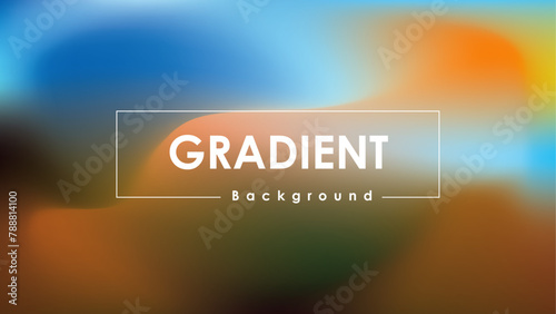 Sand Blue Red Abstract Gradient Background. Desert color blend gradient background. vibrant fluid liquid.Gradient Background-2 photo