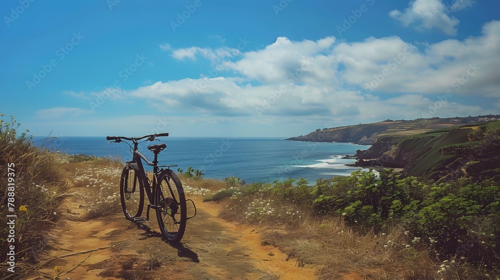 Bikes Journey on the Coast
