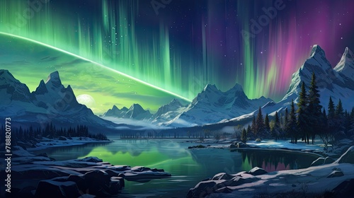 The aurora borealis  also known as the northern lights  is a natural phenomenon that creates a beautiful light display that can be seen in various col
