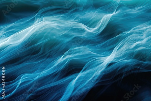 An abstract background of seawater flow under light exposure - generative ai