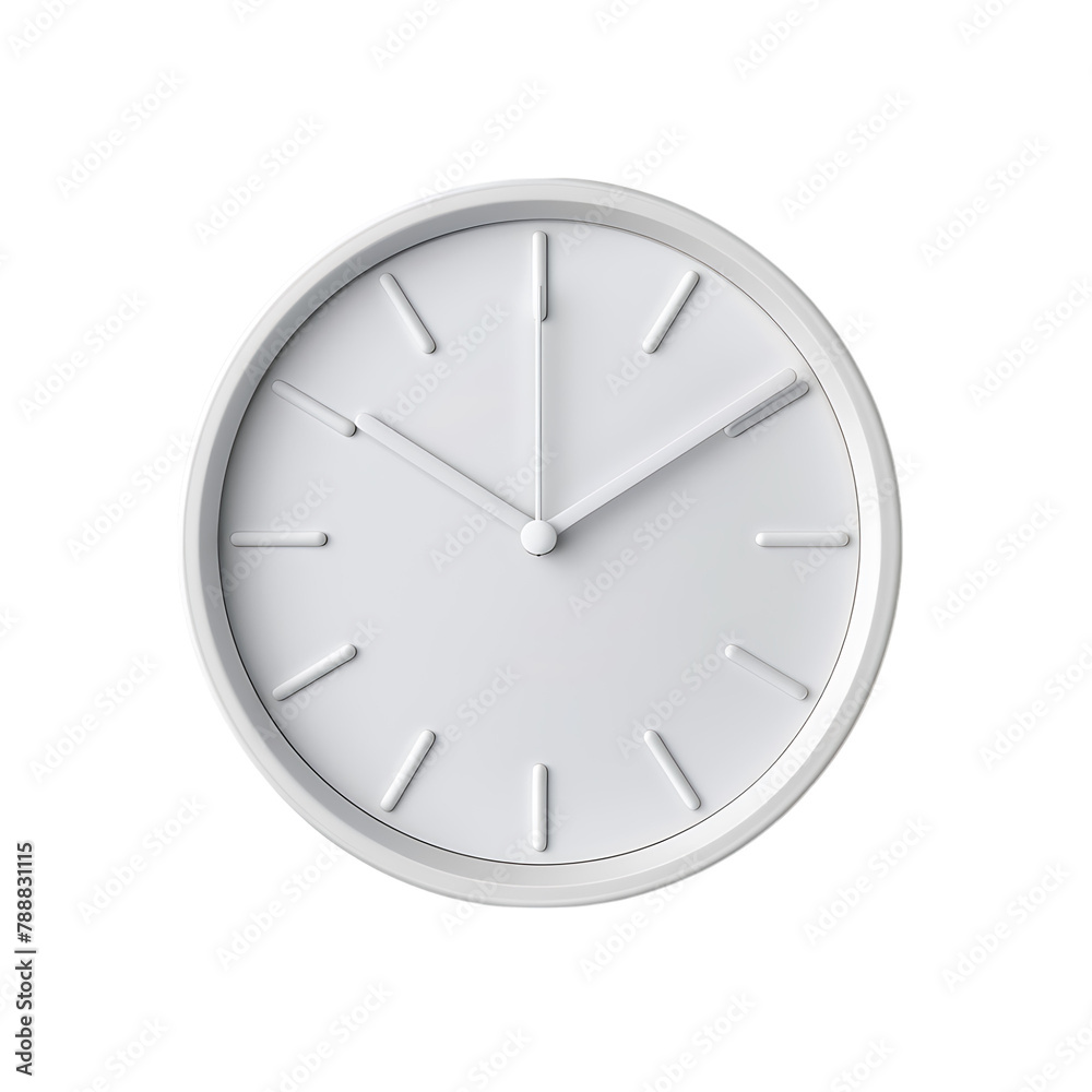 Wall clock on transparent Background Wall clock on transparent Background