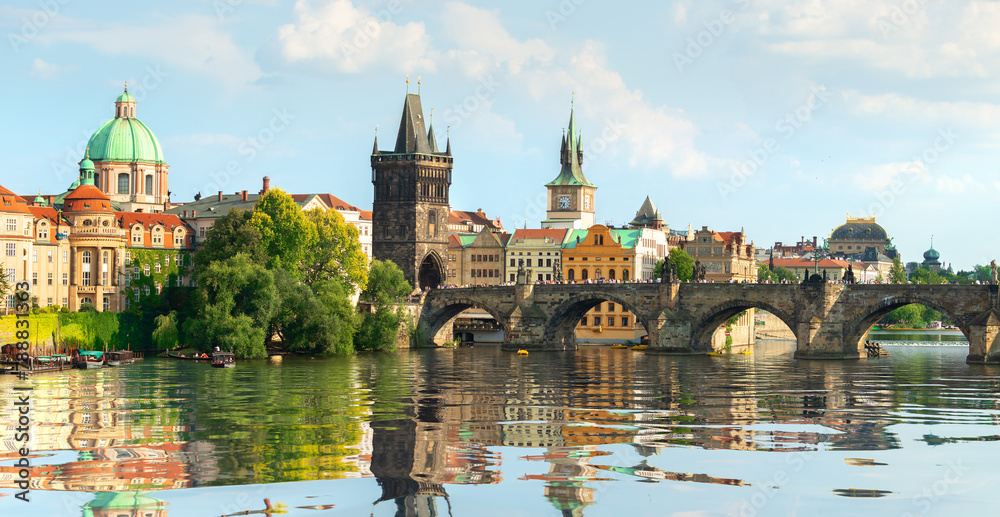 Famous Prague bridge
