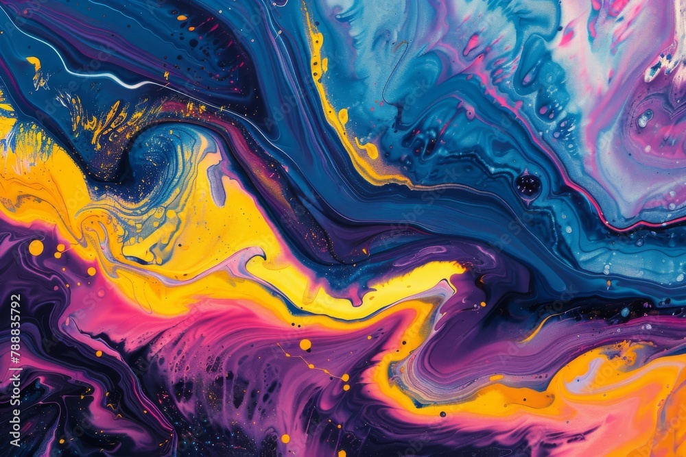 Kaleidoscopic expressions. Abstract waves of color Kaleidoscopic expressions. Abstract waves of color