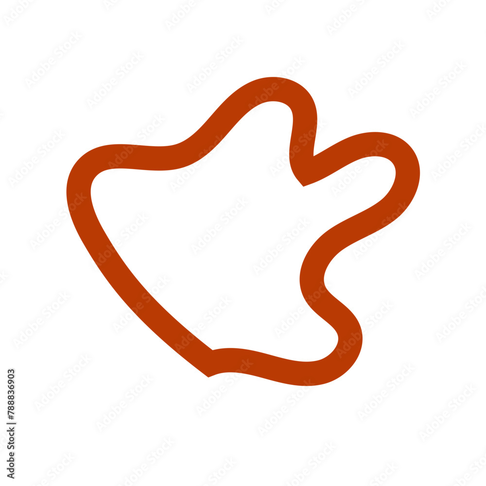Dark red outline abstract shapes vectors Dark red outline abstract shapes vectors
