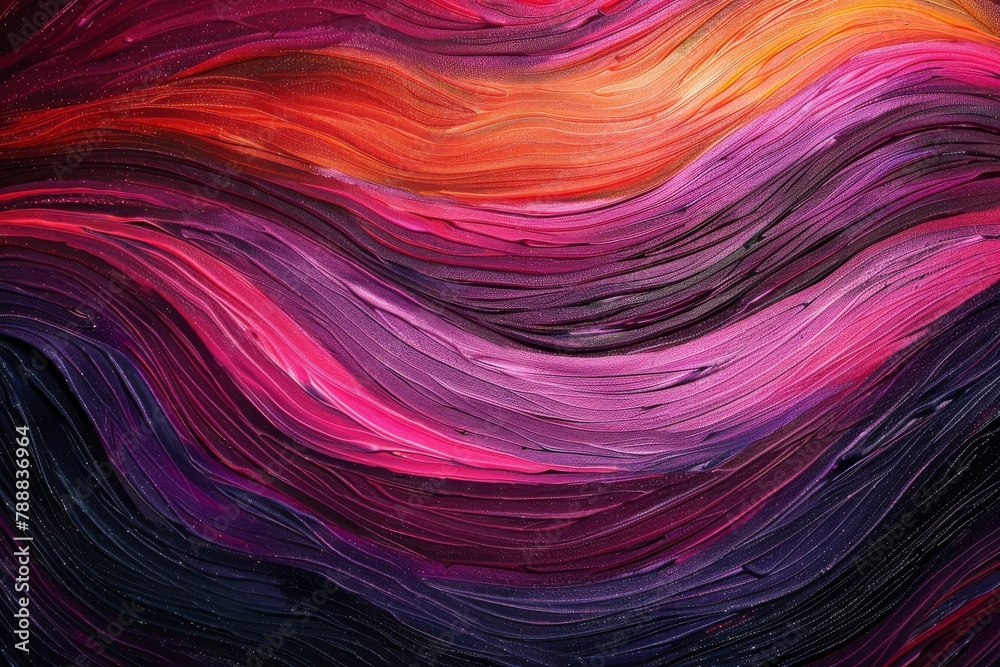 Psychedelic symphony. Abstract waves of vibrant energy Psychedelic symphony. Abstract waves of vibrant energy