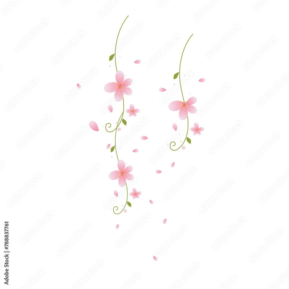 Cherry blossom garland 
