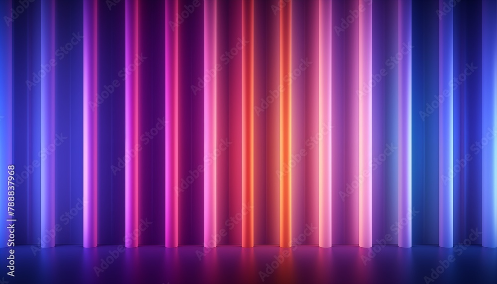 abstract colorful light lines background