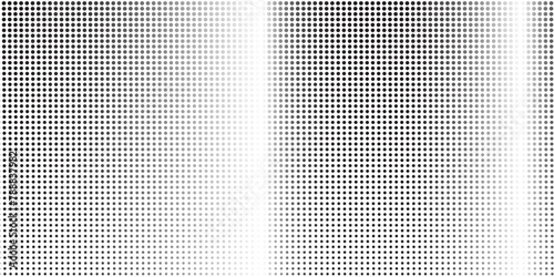 Basic halftone dots effect in black and white color. Halftone effect. Dot halftone. Black white halftone.Background with monochrome dotted texture. Polka dot pattern template. Background point