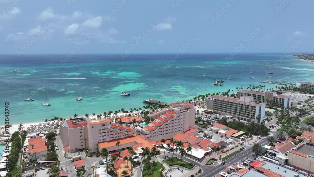 Palm Beach At Noord In Oranjestad Aruba. Beach Landscape. Caribbean Paradise. Noord At Oranjestad Aruba. Seascape Outdoor. Nature Tourism. Palm Beach At Noord In Oranjestad Aruba. Beach Landscape. Caribbean Paradise. Noord At Oranjestad Aruba. Seascape Outdoor. Nature Tourism.