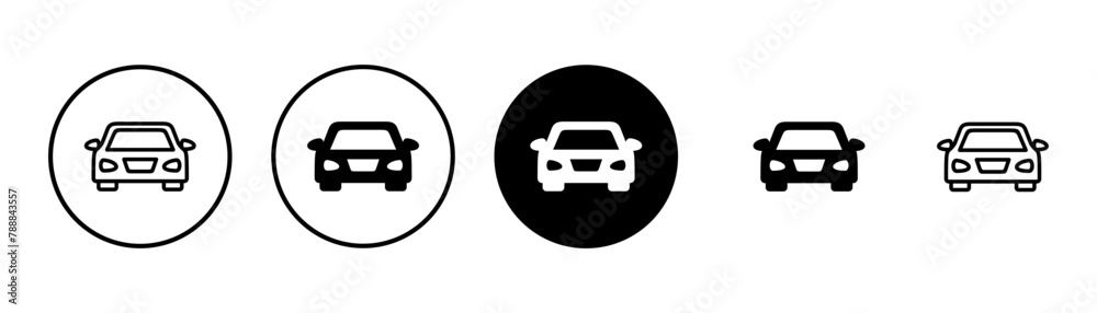 Car icon vector isolated on white background. Car icon vector. Car icon vector isolated on white background. Car icon vector.