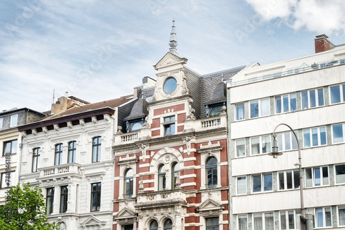 typical cologne mix of beautifully preserved buildings from the late 19th century and simple modern post-war buildings