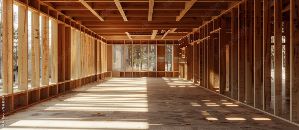 Interior framing mockup Interior framing mockup