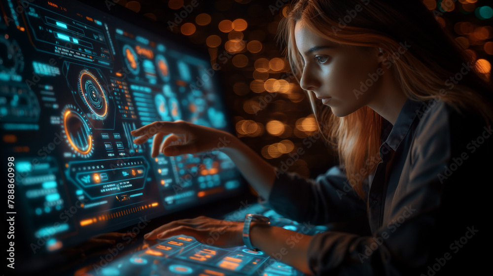 people are working with an idea and some are not using technology, in the style of light cyan and dark beige, symbolic elements, non-representational forms, dark gray and blue, manapunk, data visualiz