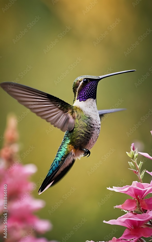 Hummingbird flying Hummingbird flying