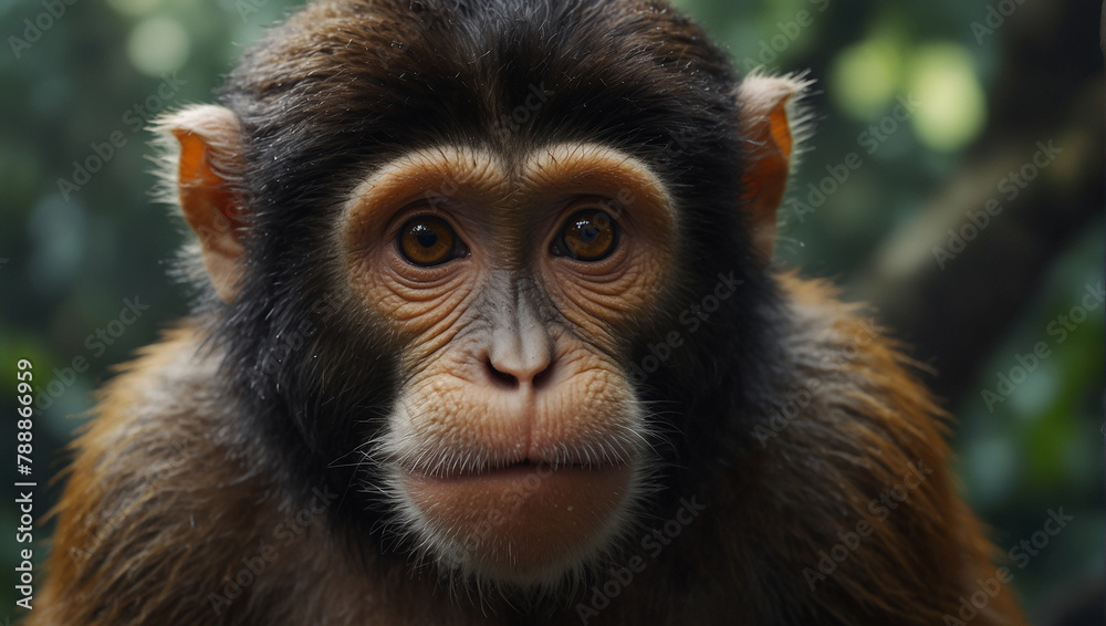 Obraz premium Moneky in the jungle 