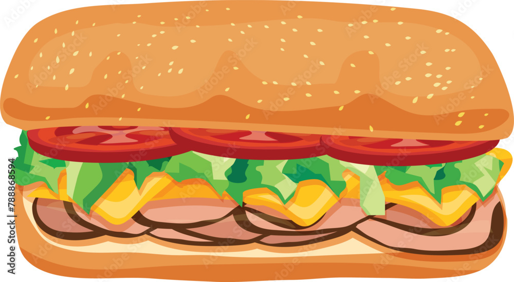 Roast Beef Sub Sandwich Roast Beef Sub Sandwich