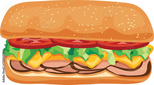 Roast Beef Sub Sandwich