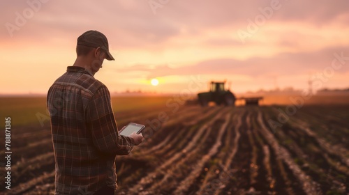 Remote monitoring systems enable farmers to control equipment and monitor field conditions from anywhere via mobile devices. photo