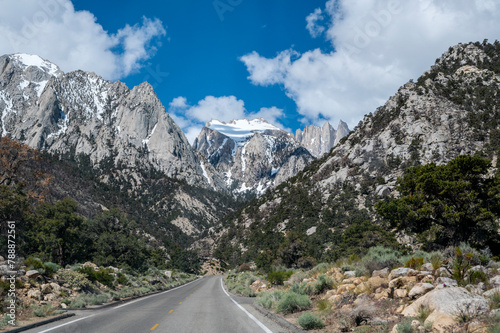 Alabama Hills with Mount Whitney in the back, California 