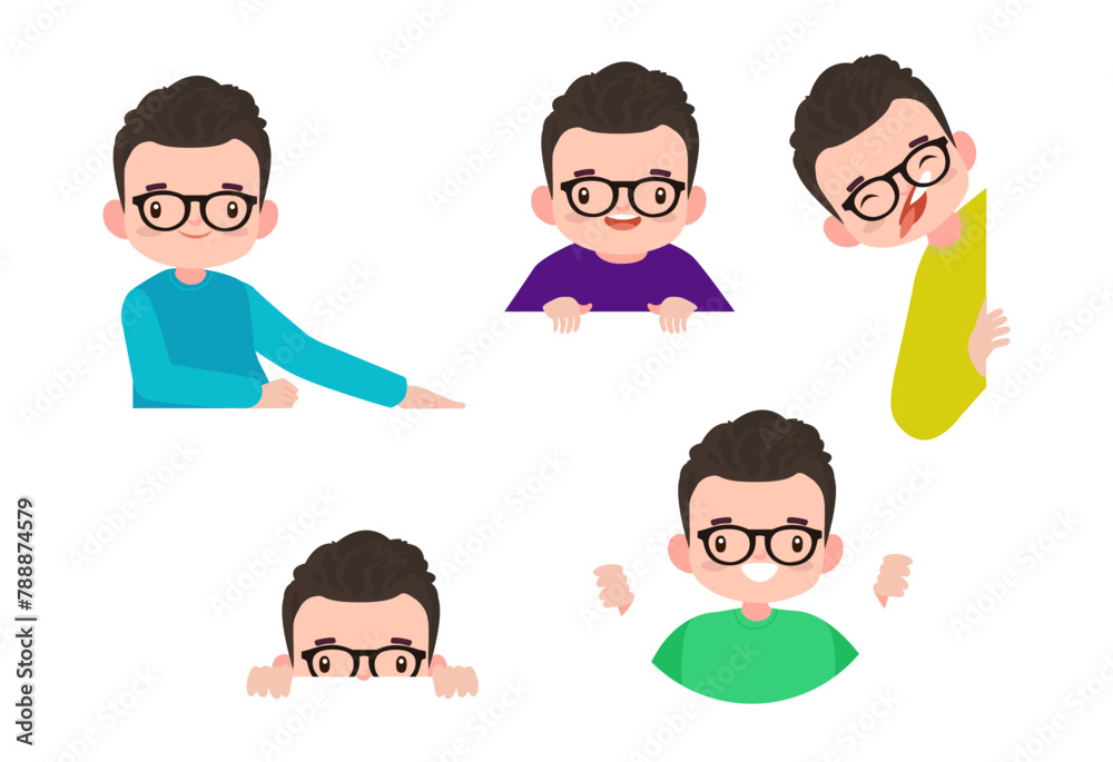Peeping people collection of illustration Peeping people collection of illustration