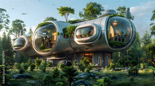 Capsule house that is beautifully designed and modern.