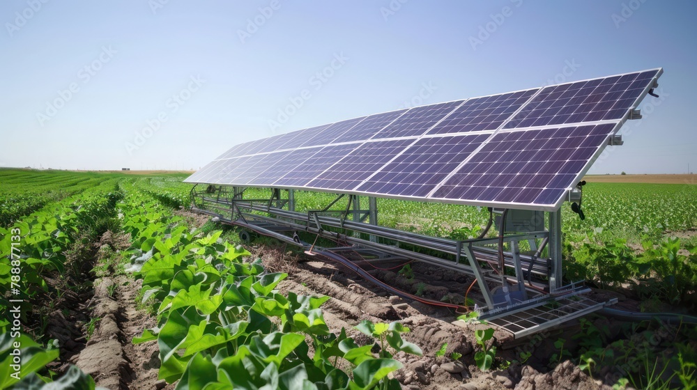 Solar-powered equipment harnesses renewable energy to power farm ...