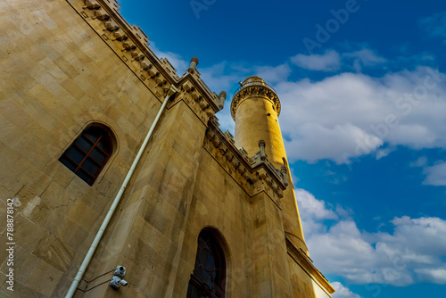 Shiite Mosque of Imam Huseyin of 18 century in Baku, capital of the Azerbaijan Republic, taken in October 2023. photo