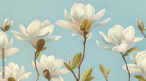 Magnolia Blooms for a Sense of Calm and Natural Beauty