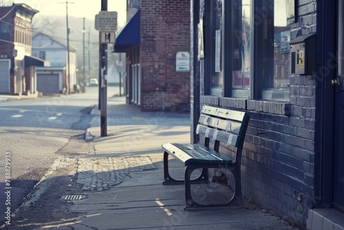 ALS Awareness Month: Dawn on a Decorated Community Street Corner © Ryzhkov