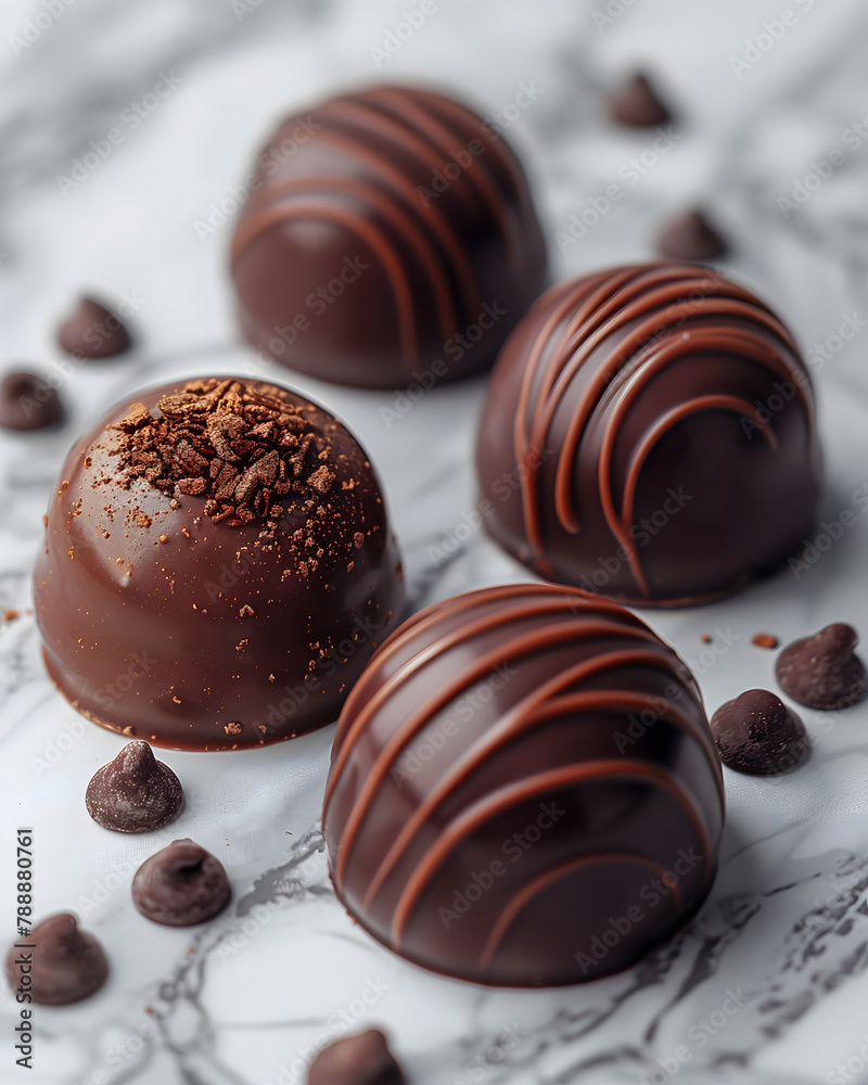 Fototapeta premium Box of chocolates