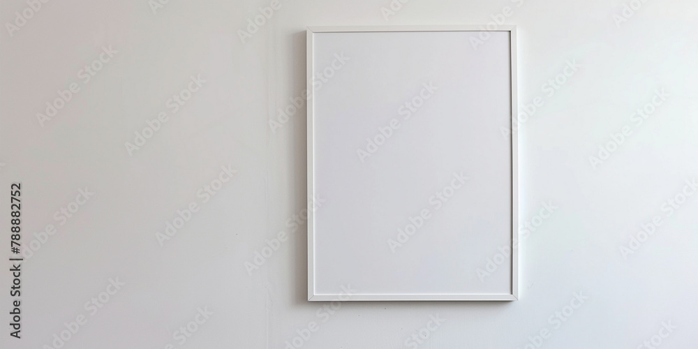 Blank Picture, With Frame, on Wall, Decorative, With Plants and Furniture, Suitable for Editing with White Background Blank Picture, With Frame, on Wall, Decorative, With Plants and Furniture, Suitable for Editing with White Background