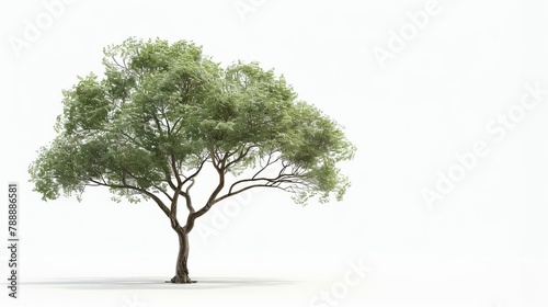 tree isolated on white