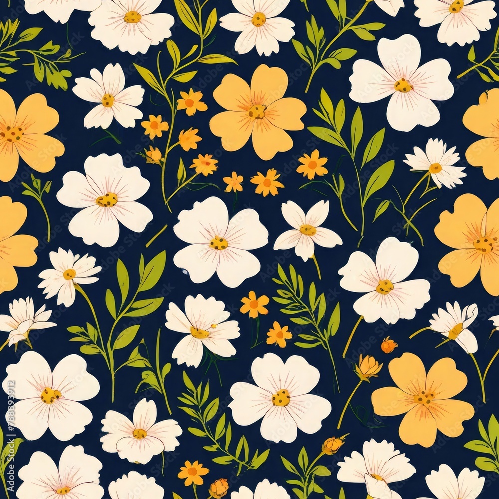 seamless floral background