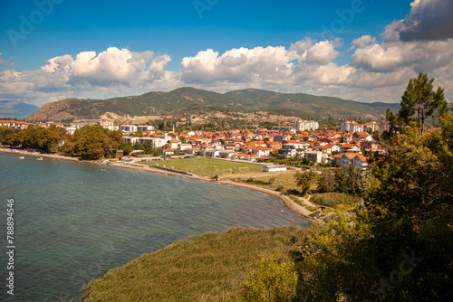 Panoramic view, Old town of Ohrid, North Macedonia © sergeymugashev