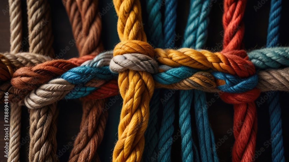 close up of a rope