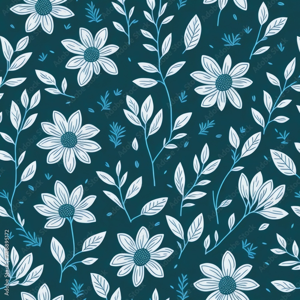 seamless floral background