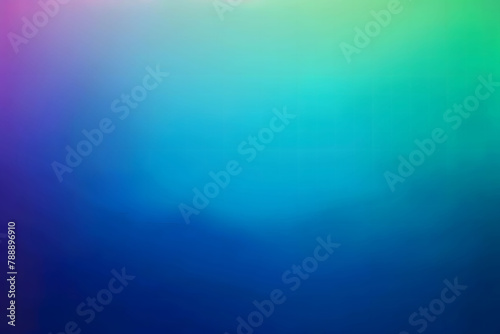 Blurred Smooth Abstract Gradient Background. Blue Green Teal