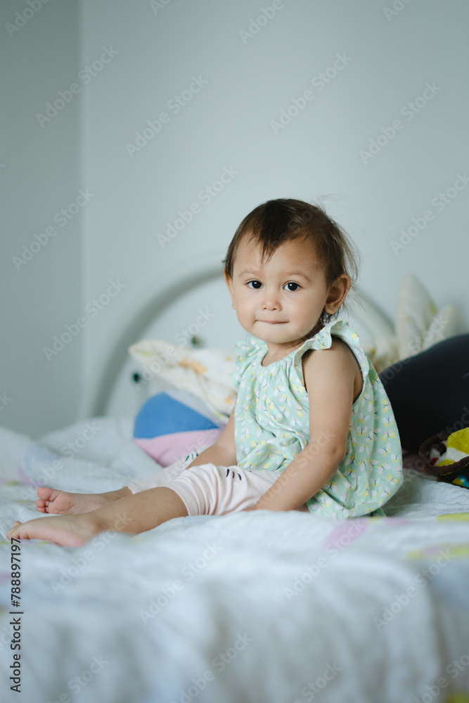 Fototapeta premium Young Asian Girl Toddler Portraits
