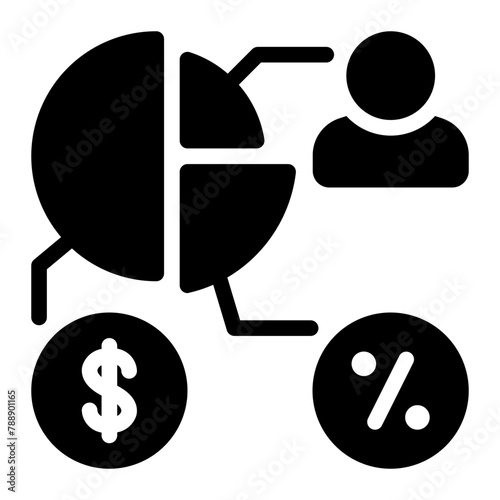 shareholder glyph icon