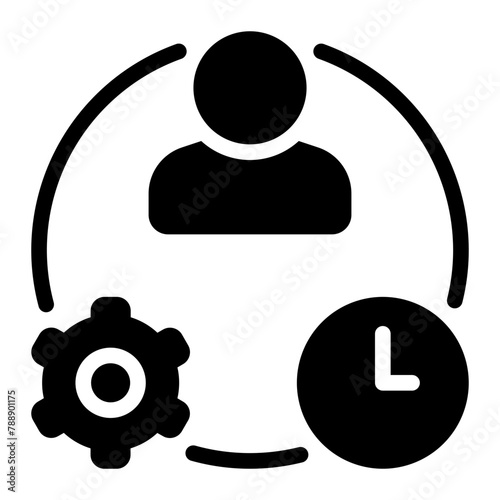 workflow glyph icon