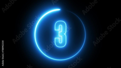 Glowing arcs number 