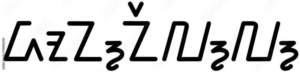 Illustration vector graphic of the name Donnell, sundanese script, unique font. Great for printing on your personal items Illustration vector graphic of the name Donnell, sundanese script, unique font. Great for printing on your personal items